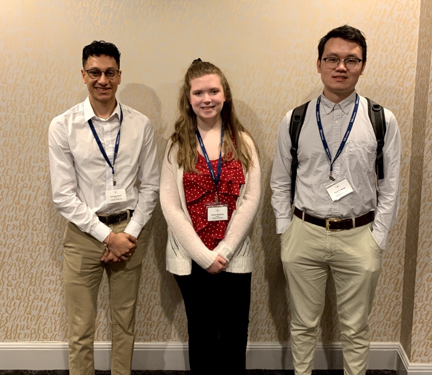 From Left to Right, Armaan Goyal, Jessica Ranshaw, Xian-Yu Wang