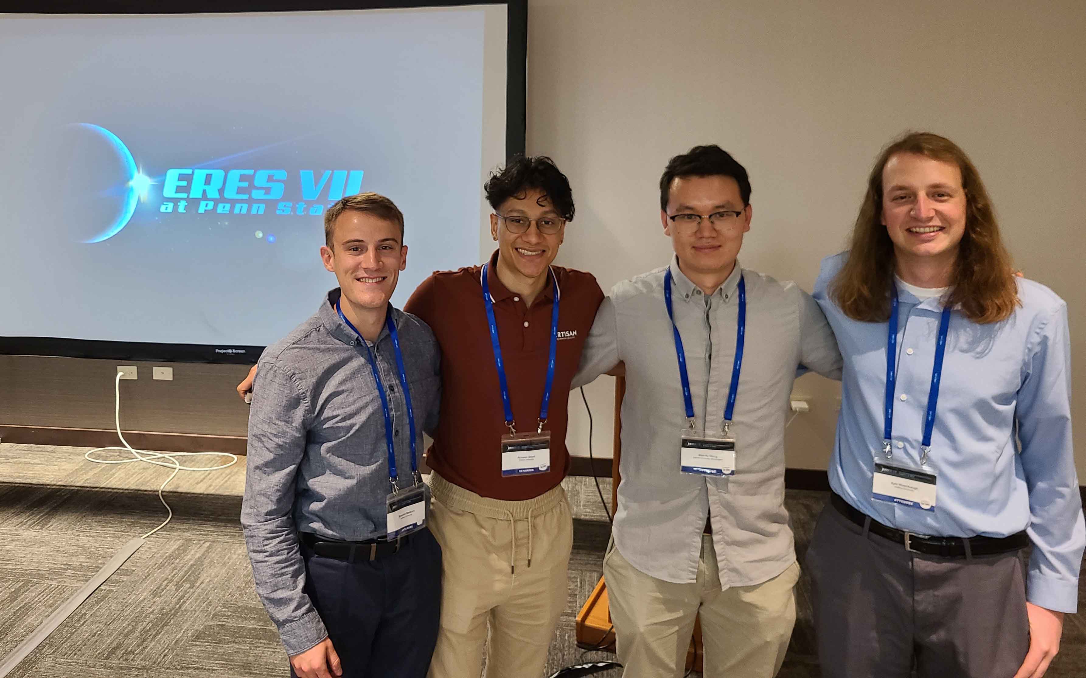 All four who attended the conference